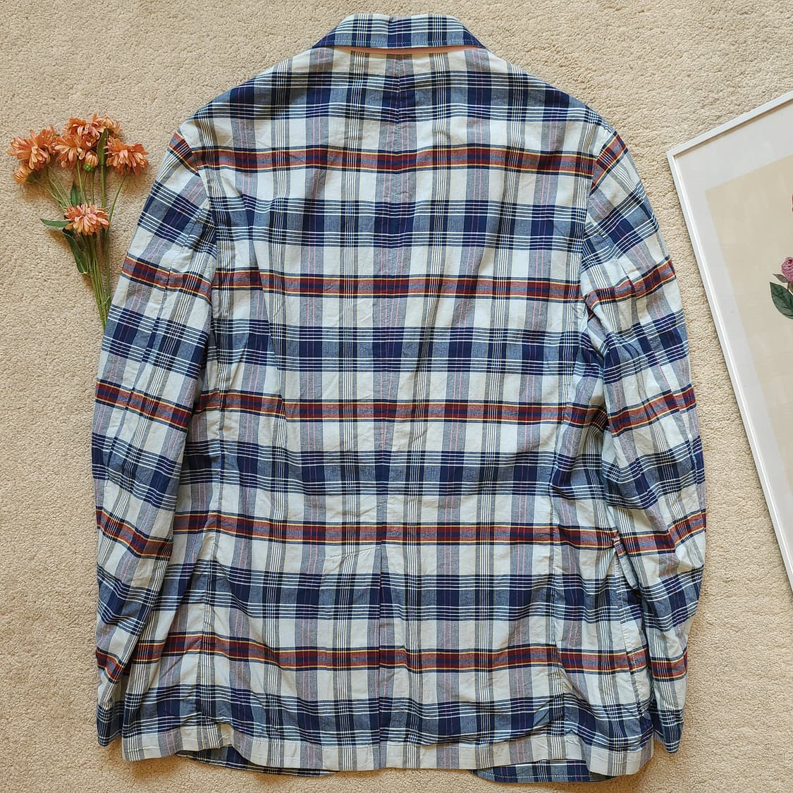 폴로 랄프로렌 블레이져 자켓 체크패턴 스포츠 자켓 46R 상품이미지2