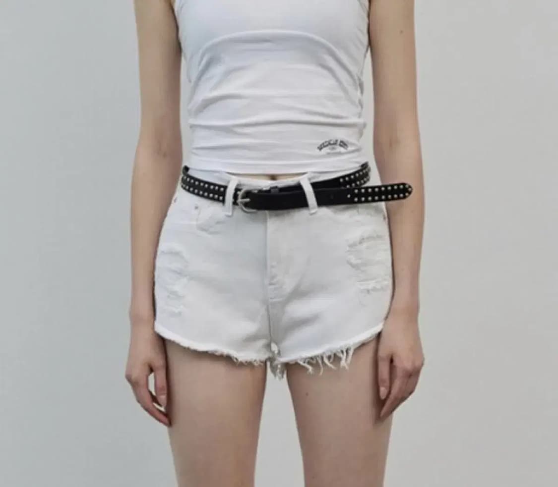 새상품) 보헤미안서울 커팅 데미지 쇼츠 s 보헴서 상품이미지2