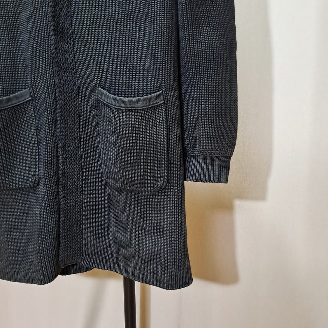 (택포) 시리즈 다잉 니트 롱 가디건 100 B52 상품이미지2