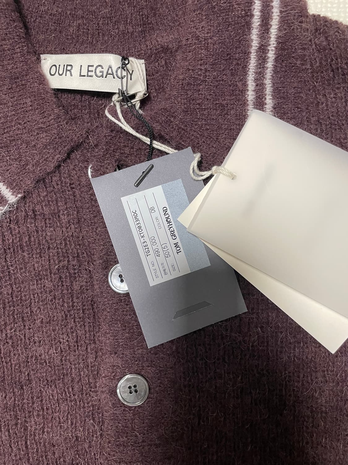 아워레가시 알파카 반팔 폴로니트 상품이미지5