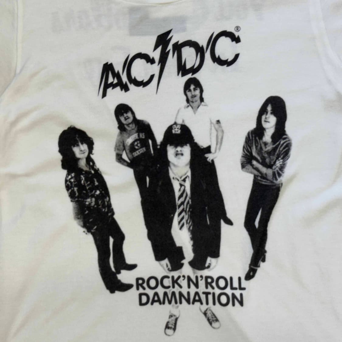 히스테릭 글래머 ACDC 반팔 티셔츠 상품이미지2