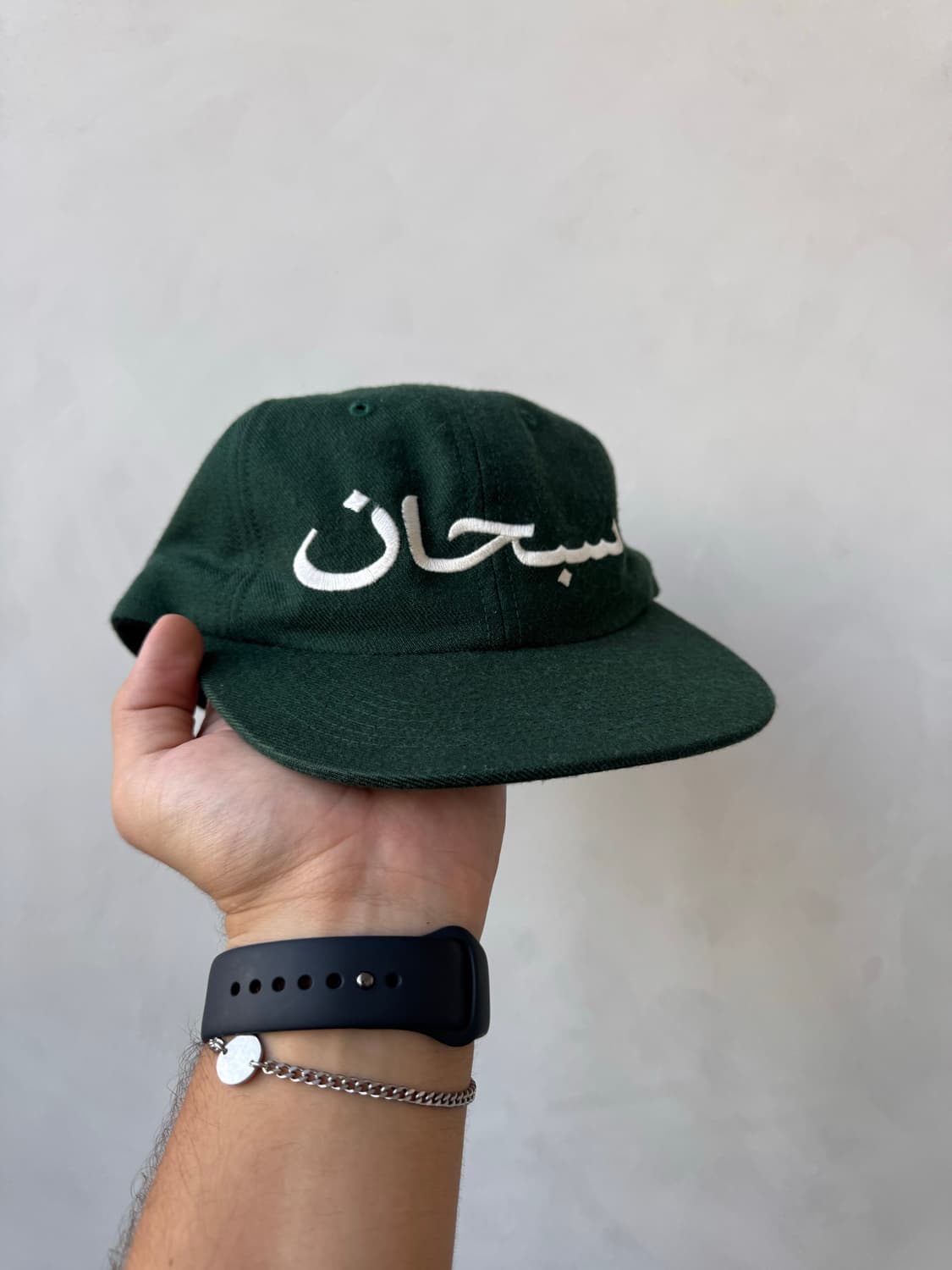 Fw17 슈프림 아라빅 로고 캡 상품이미지2