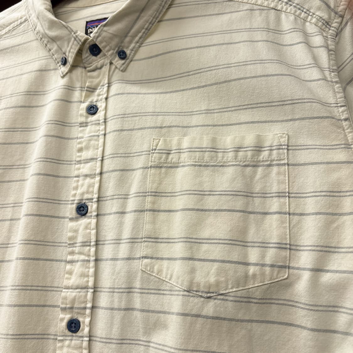 00s 파타고니아 멀티 스프라이트 옥스포드 버튼다운 반팔셔츠 N1246 상품이미지6