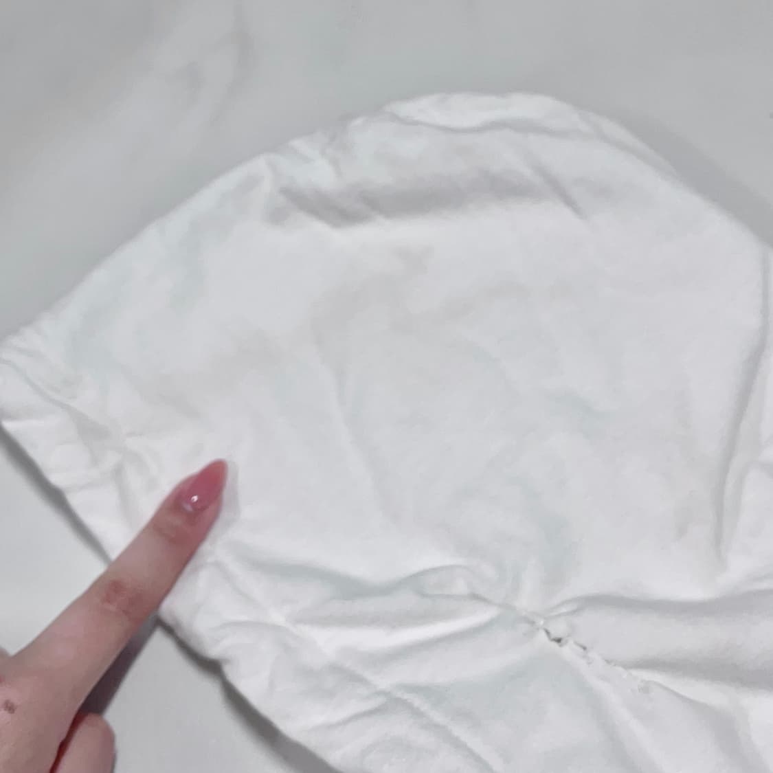 [정품] 폴로 화이트 / 네이비포니 얇은 후드긴팔티 [ S ] 상품이미지9
