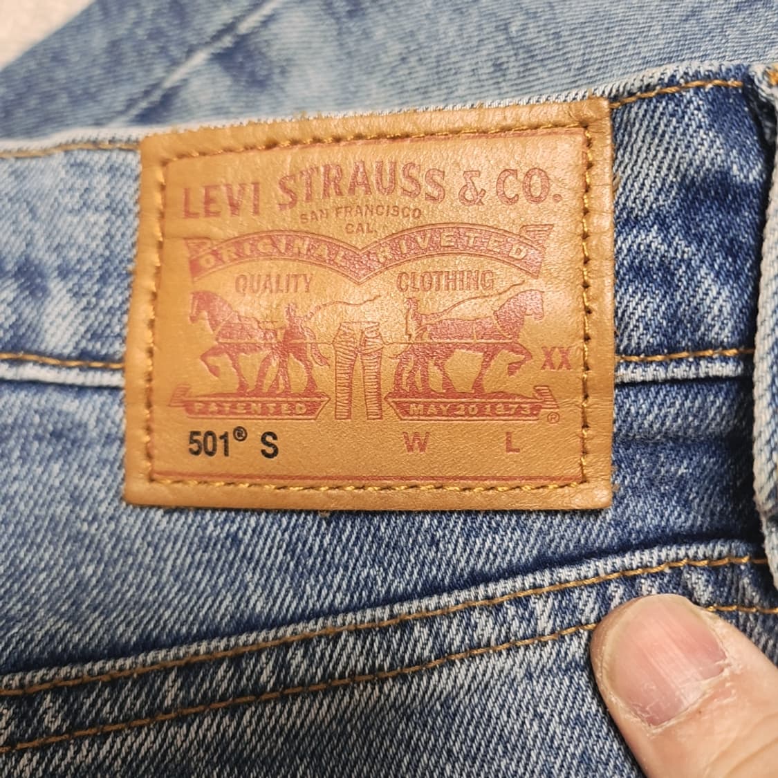 [28] 리바이스 501 청바지 데님팬츠 상품이미지3