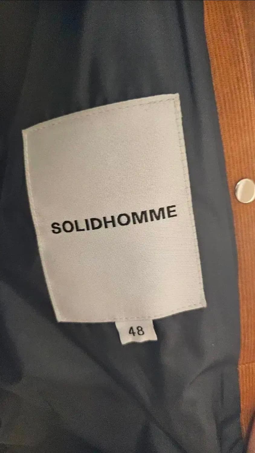 [48(105)] 솔리드옴므 코듀로이 골덴 구스다운 패딩 자켓 상품이미지3