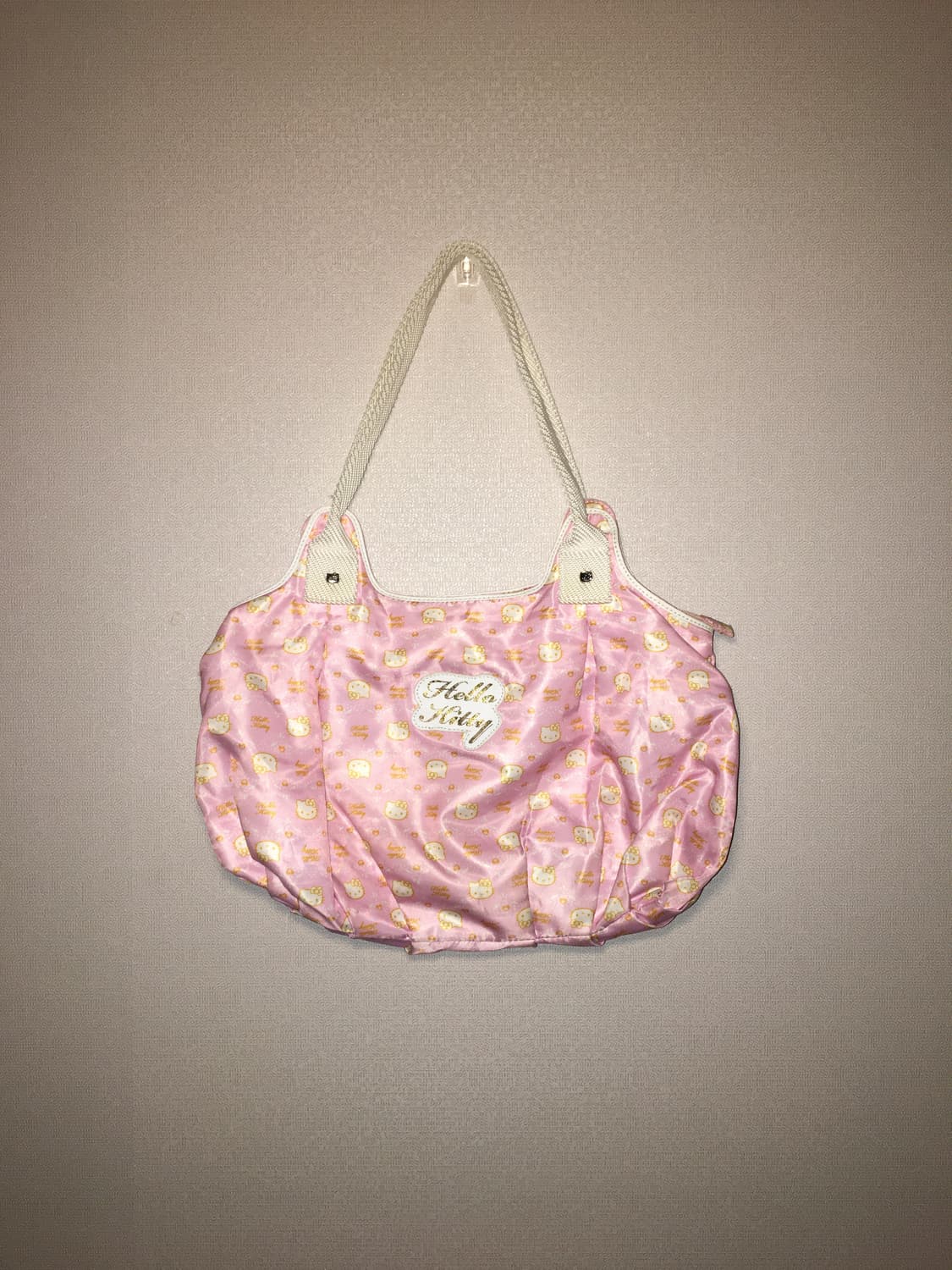 빈티지 헬로키티 핑크 토트백 가방 상품이미지1