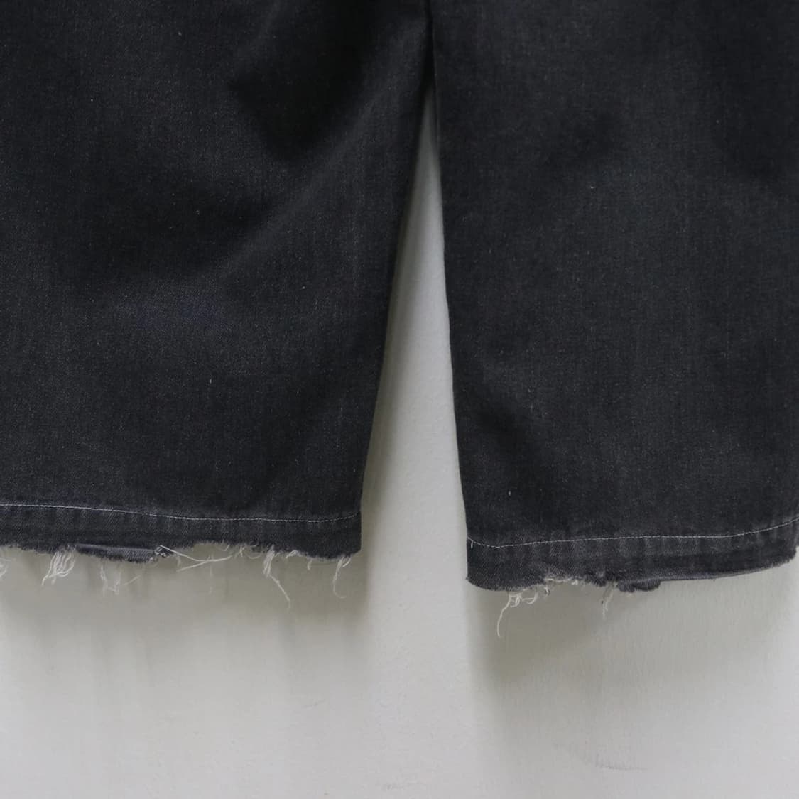 반광 포인트 흑청 데님 팬츠 61714 상품이미지8