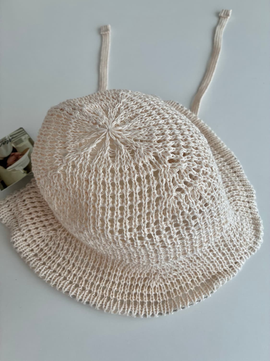 F) 새상품 마네스 Manes 오세르햇 버킷햇 아이보리 상품이미지2