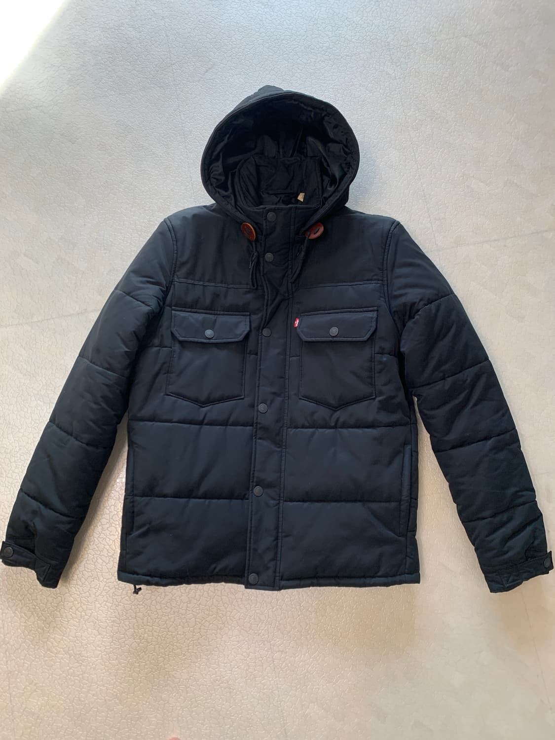 levis 리바이스 패디드 점퍼 블랙 M 상품이미지1