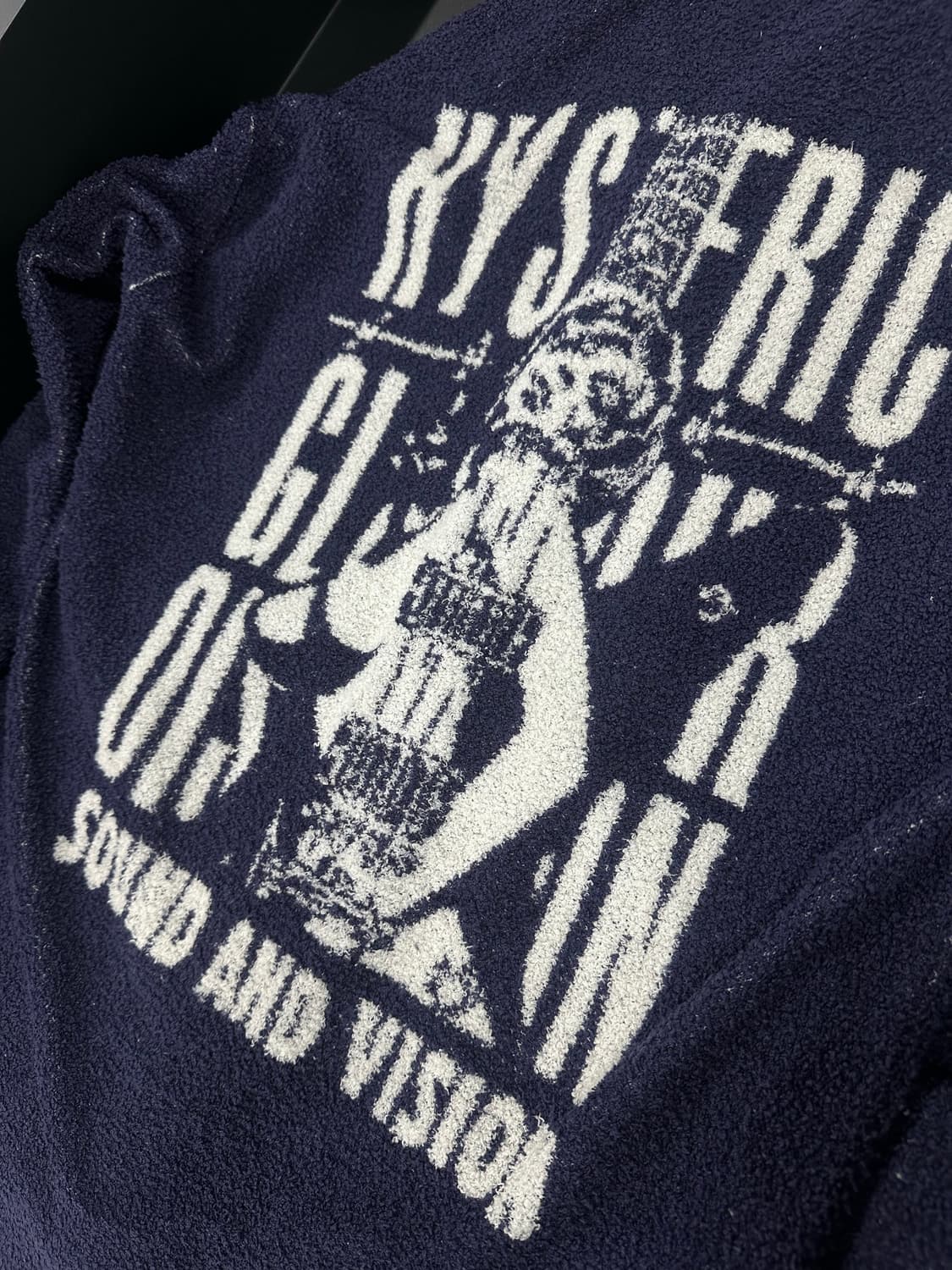 히스테릭 글래머 부클레 소재 가디건 상품이미지6