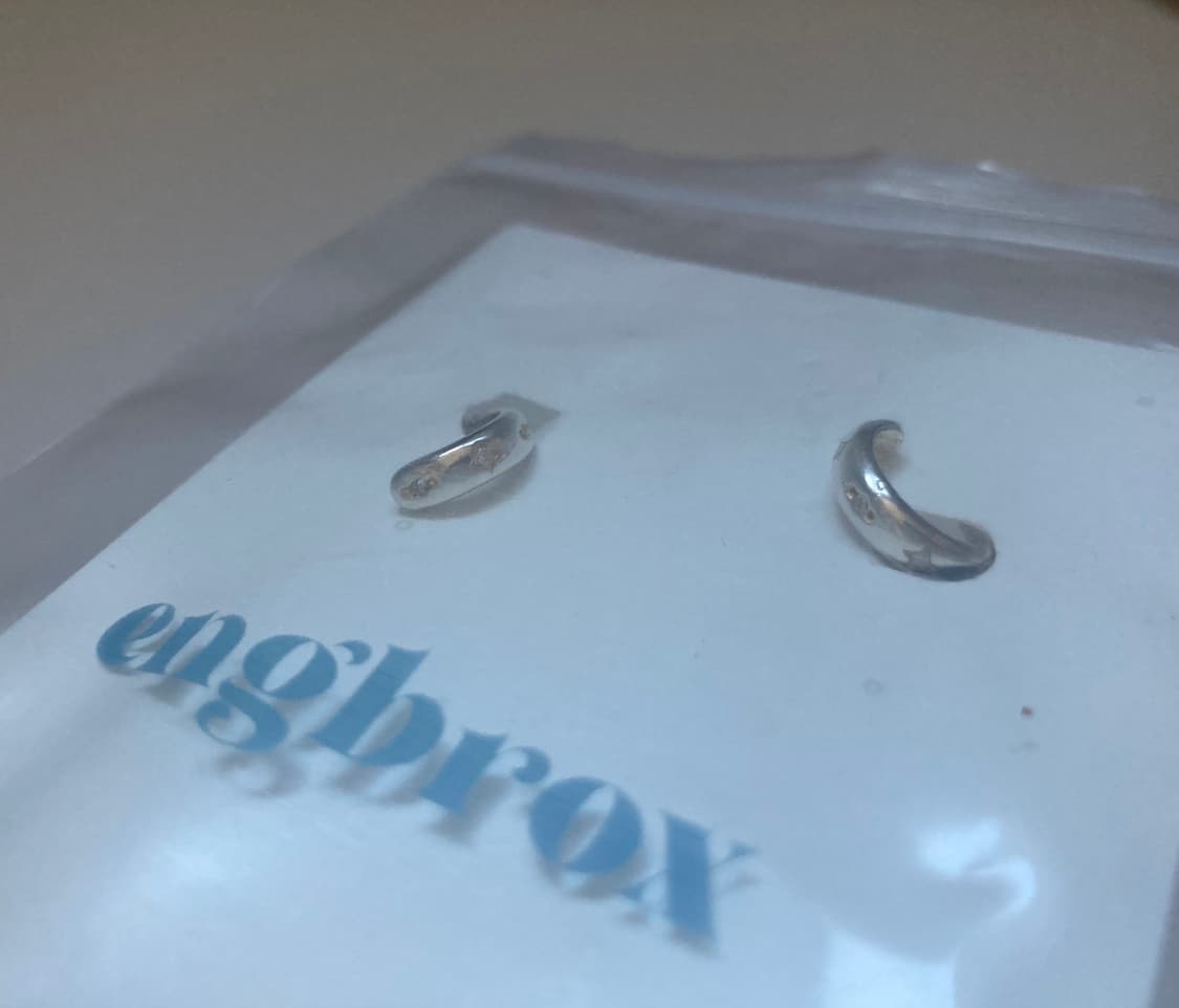 미착용) 앵브록스 이어커프 실버925 상품이미지2