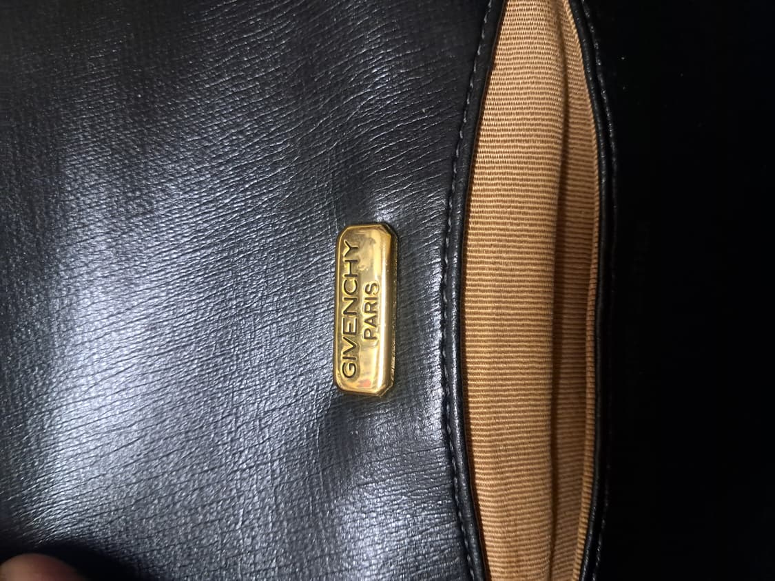 지방시(Givenchy)의 빈티지 블랙 가죽 숄더백 상품이미지7