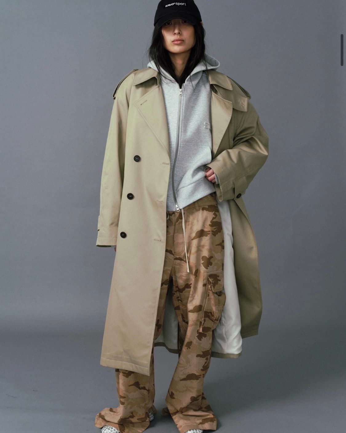 에스이오 트렌치코트 1size 상품이미지3