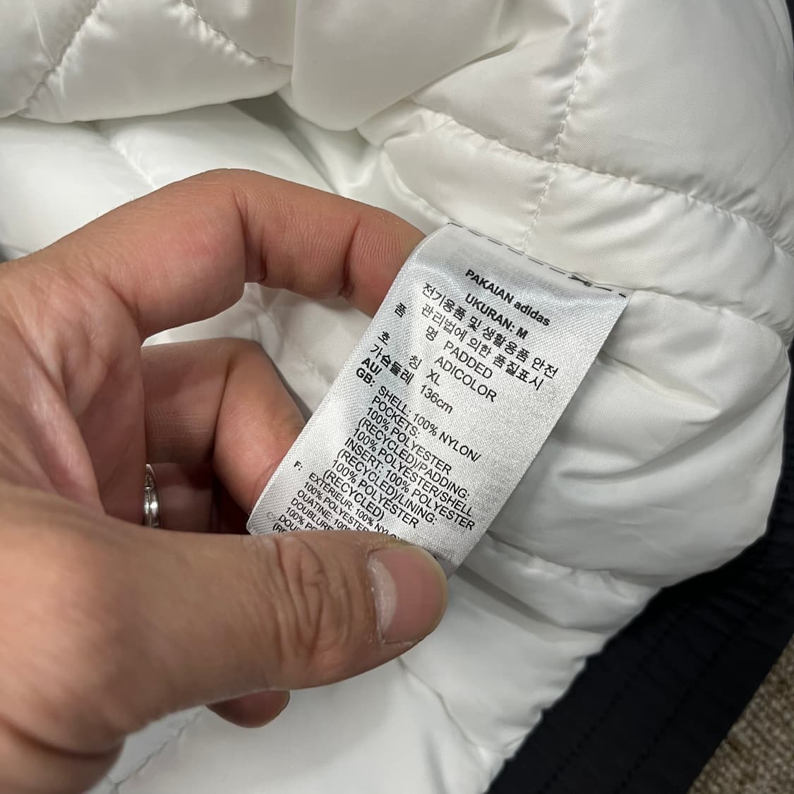 아디다스 오레오 누빔 패딩자켓 상품이미지5