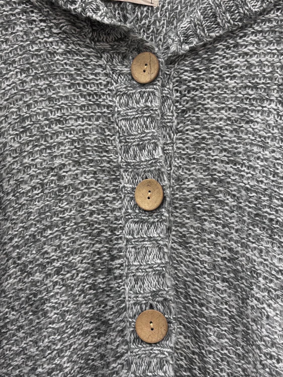 빈티지 그레이 니트 판쵸 케이프 망토 상품이미지6