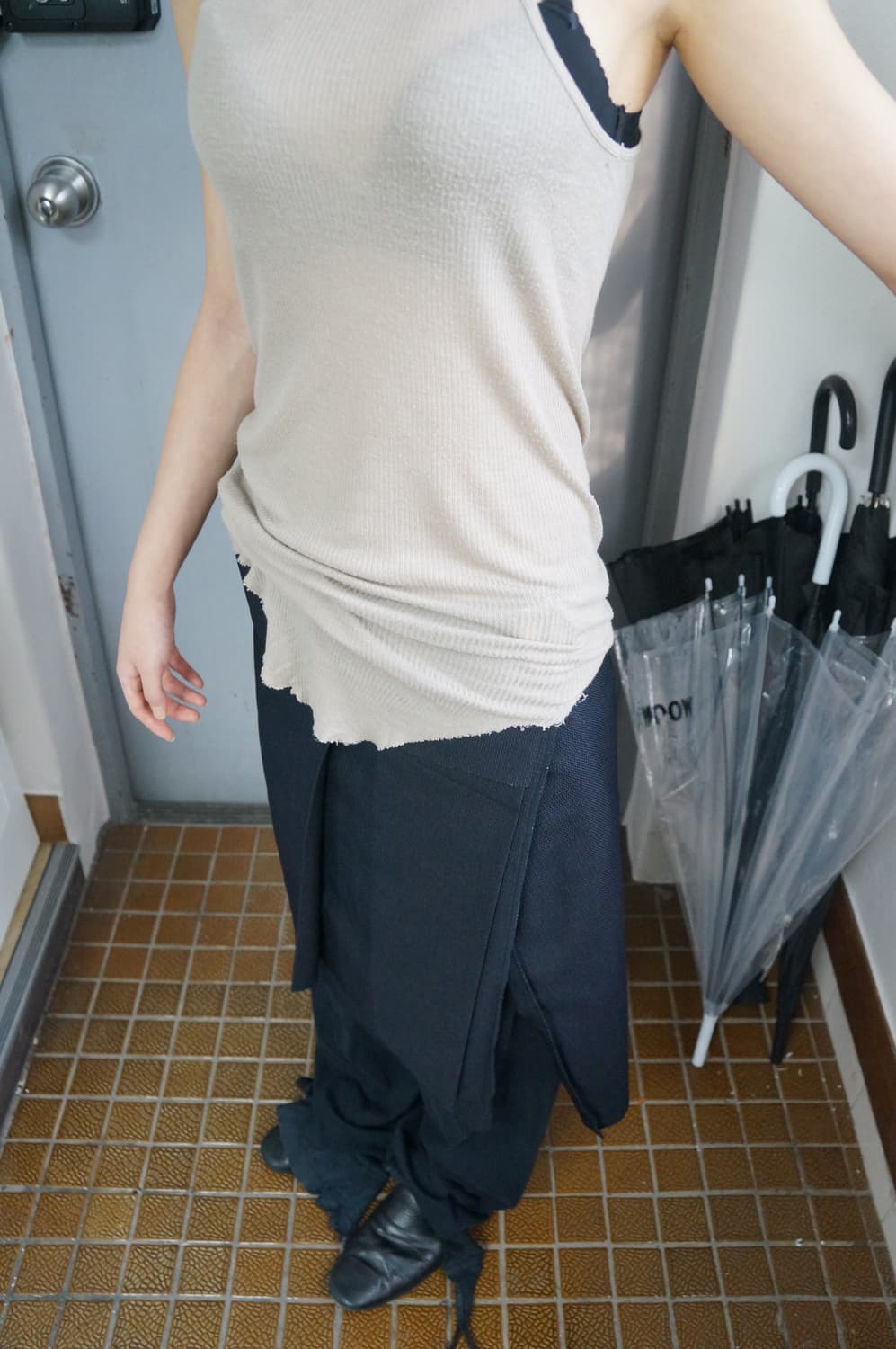 꼼데가르송 랩 스커트 상품이미지3
