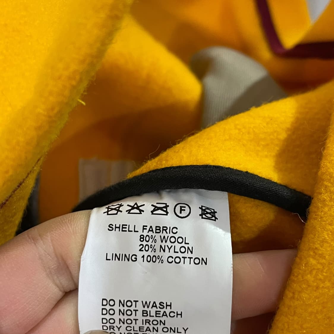 USA 울 더플 후드 코트 상품이미지6