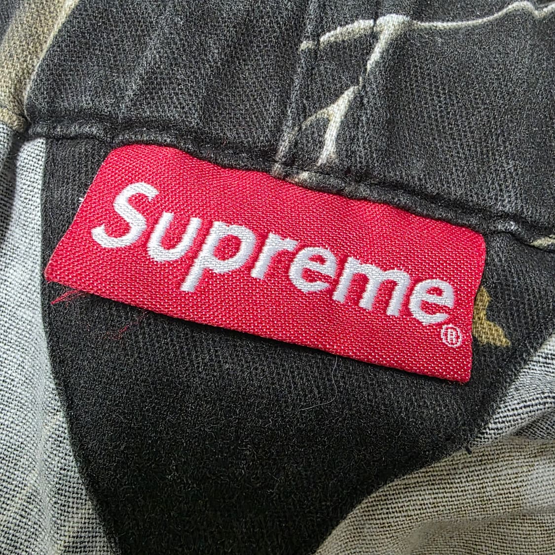 슈프림 리얼트리 카모 팬츠 블랙 상품이미지3