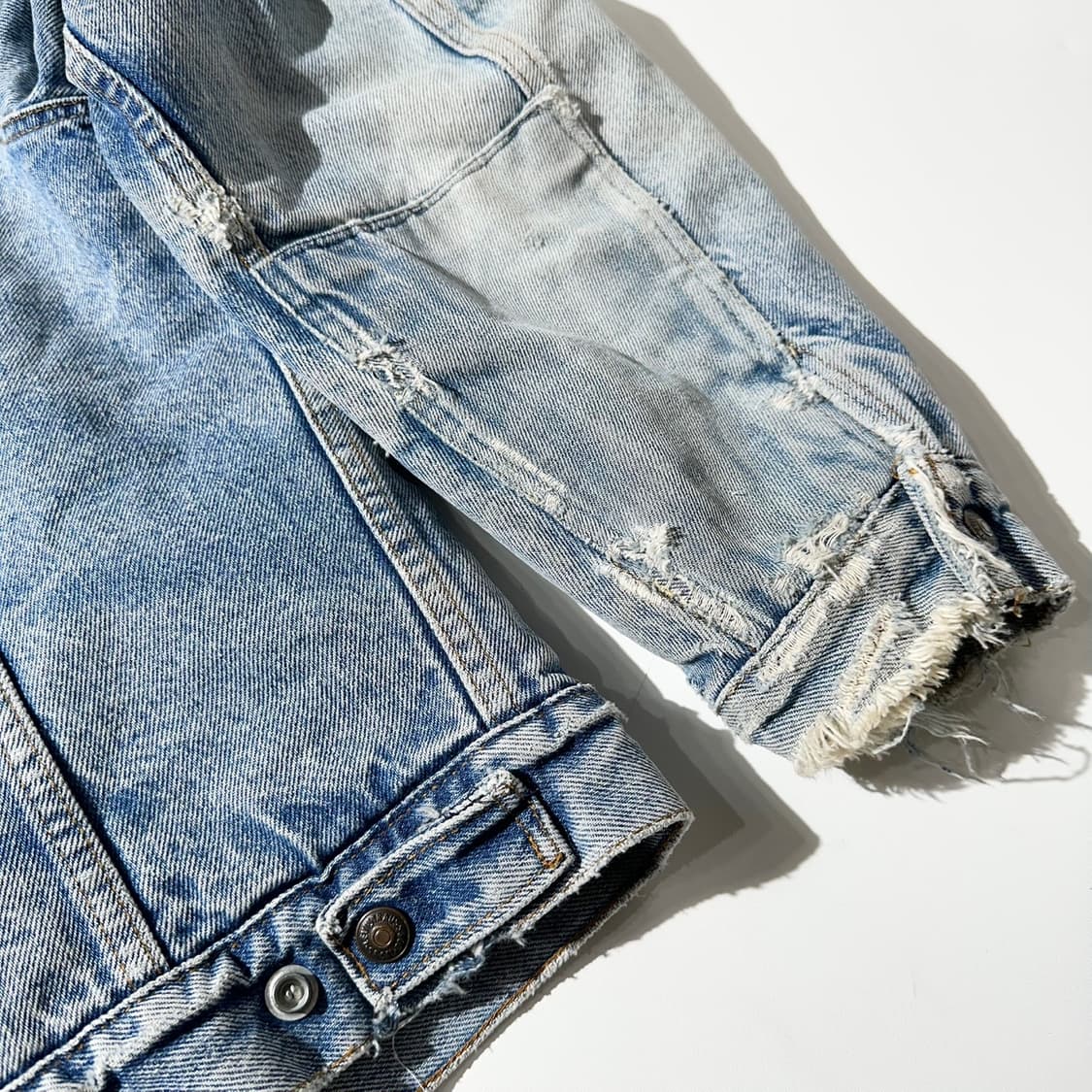 70‘s USA 리바이스 쉐르파 데님 트러커 자켓 상품이미지9