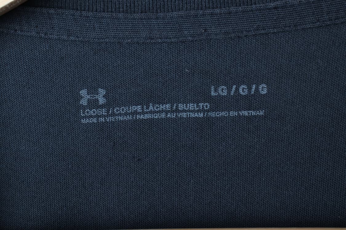 (L-XL) 언더아머 반팔 티셔츠 빅로고 차콜 올드스쿨-H30790 상품이미지7