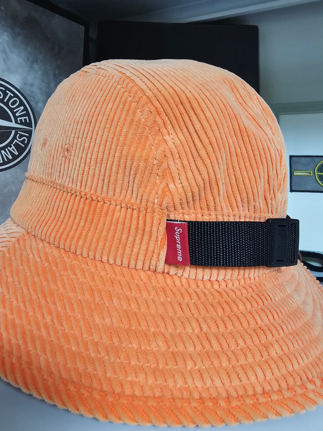 슈프림 x 스톤 아일랜드 코듀로이 크러셔 오렌지 - 20FW 상품이미지2