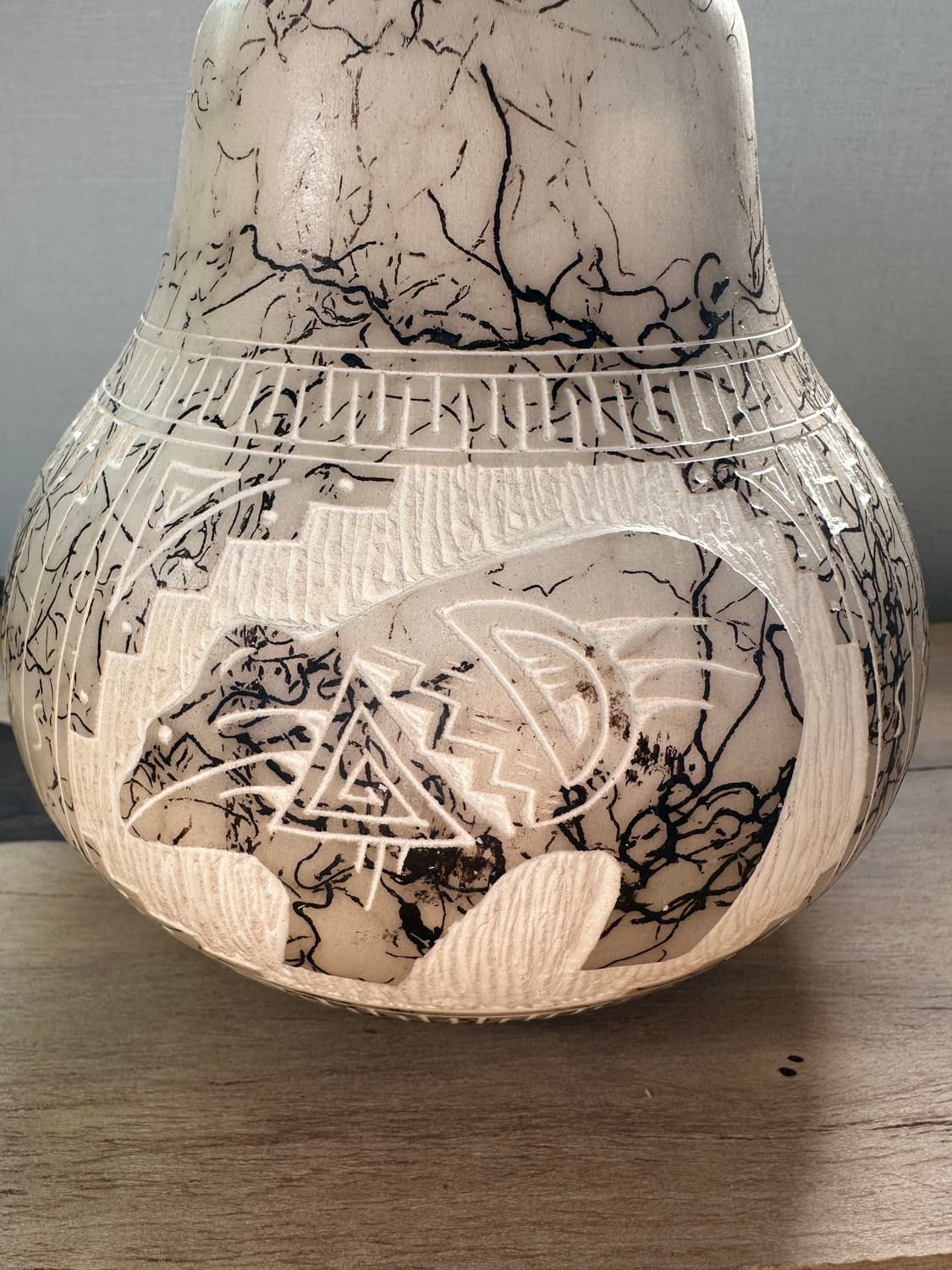J Tso Navajo Horsehair Pottery Vase 상품이미지6