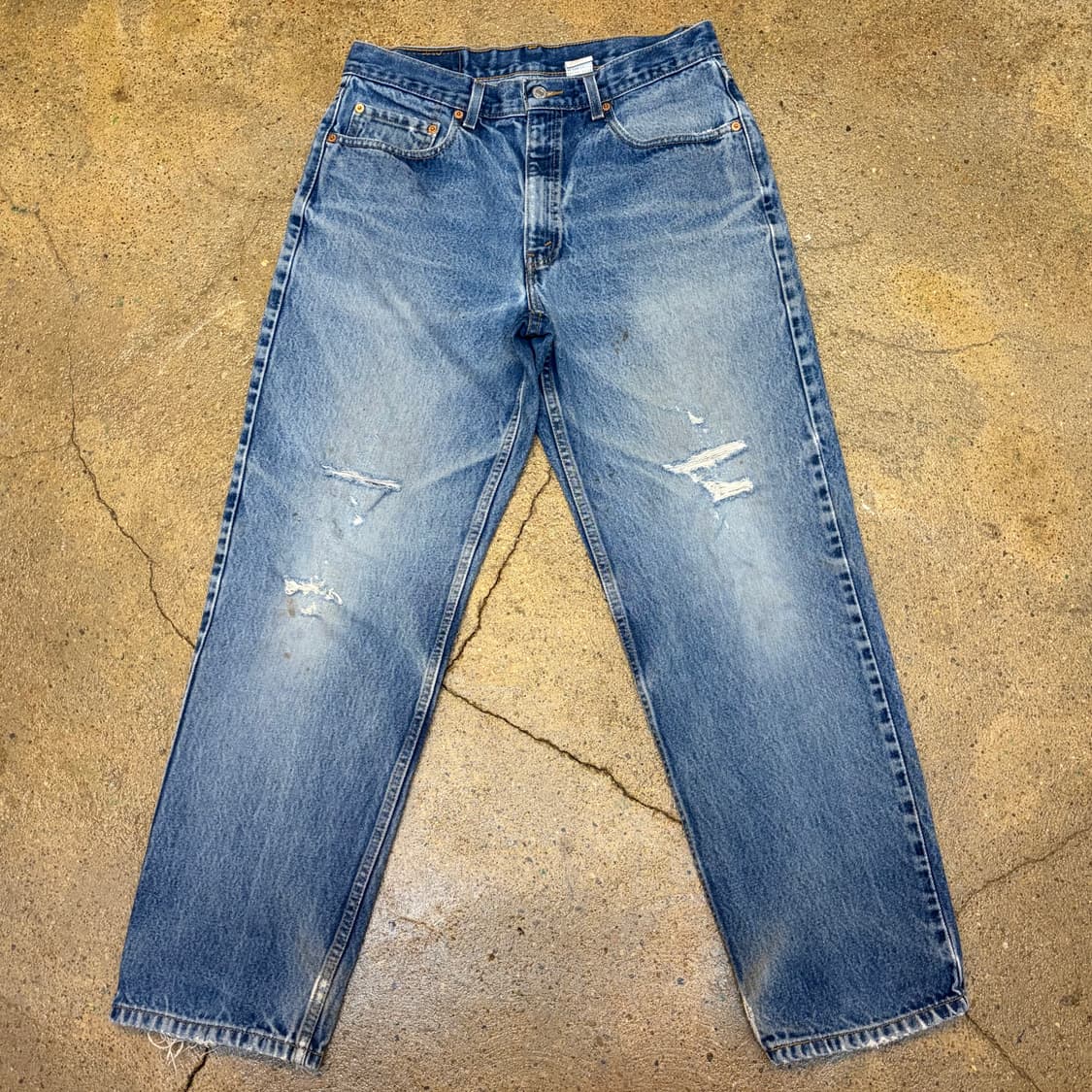00s USA 빈티지 리바이스 550 워싱오짐 청바지 상품이미지1