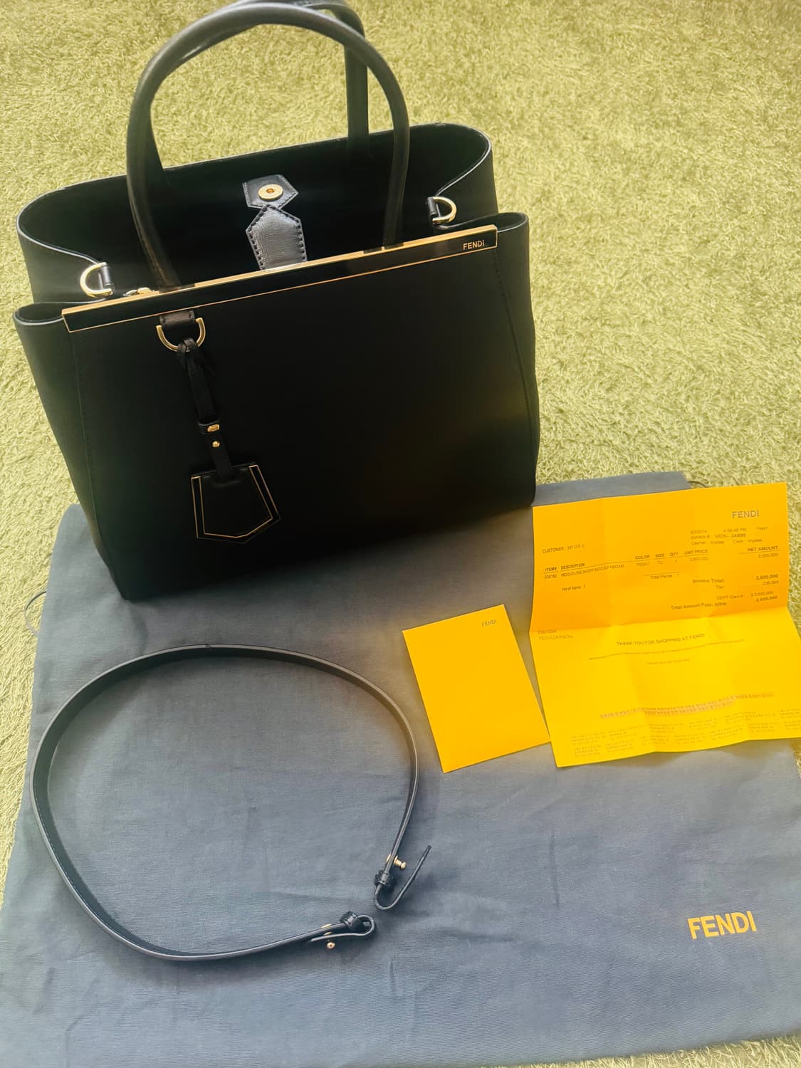 정품 펜디가방 크로스 토트 상품이미지2