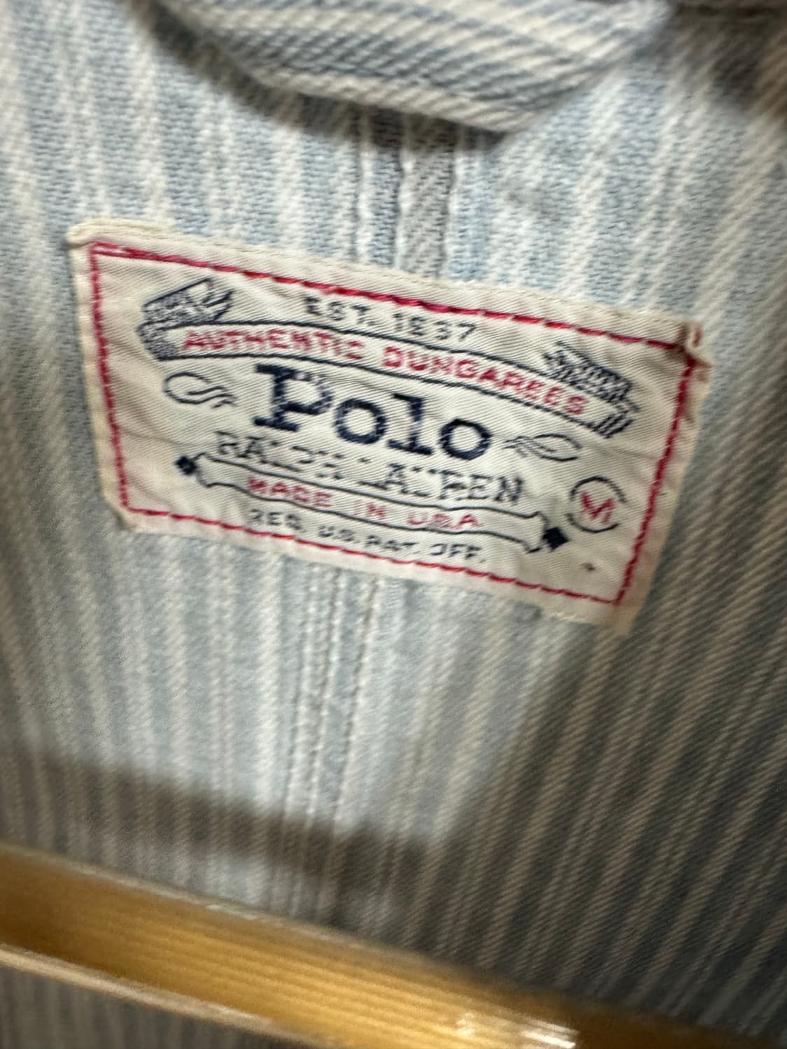 빈티지 폴로 던가리 polo dungaree 자켓 상품이미지3