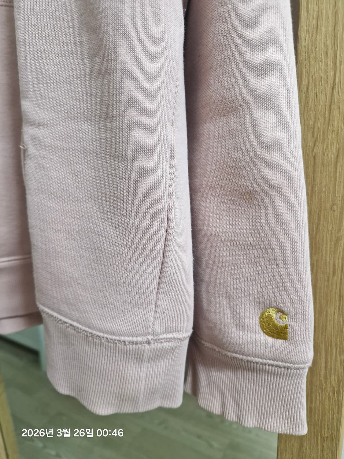 칼하트 핑크 후드 XL 상품이미지3