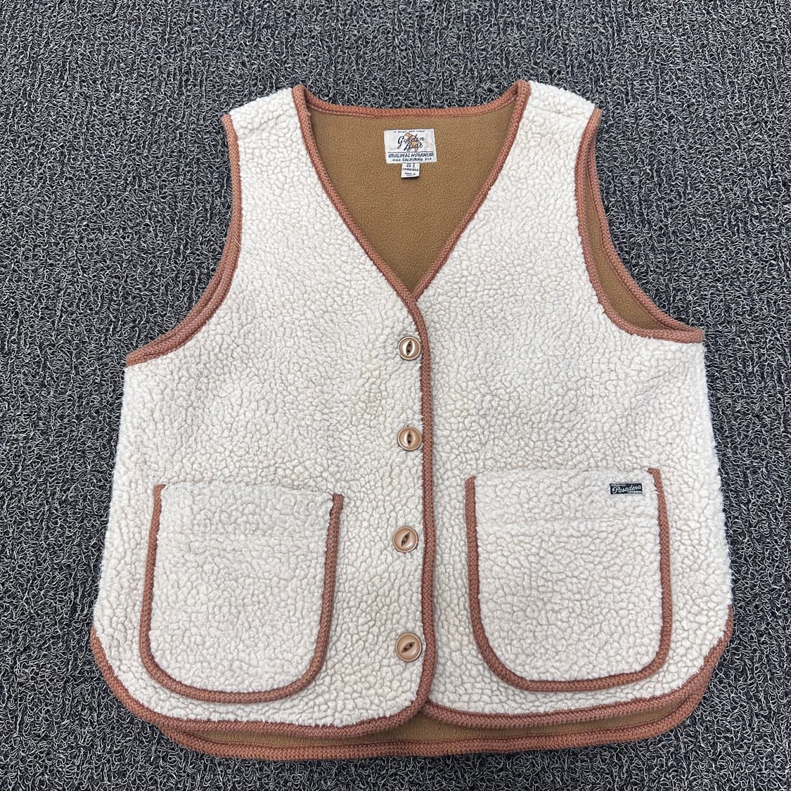 골든베어 USA 여성 셰르파 털 조끼 S 상품이미지1