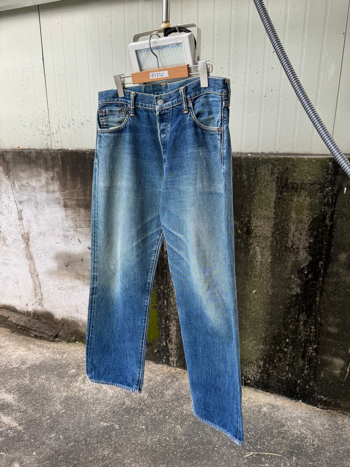 에비수 셀비지 데님 팬츠 상품이미지3