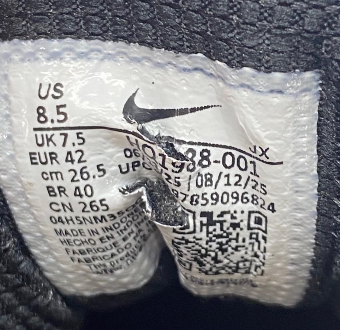 나이키 샥스 R4 블랙 브라이트 크림슨 상품이미지3