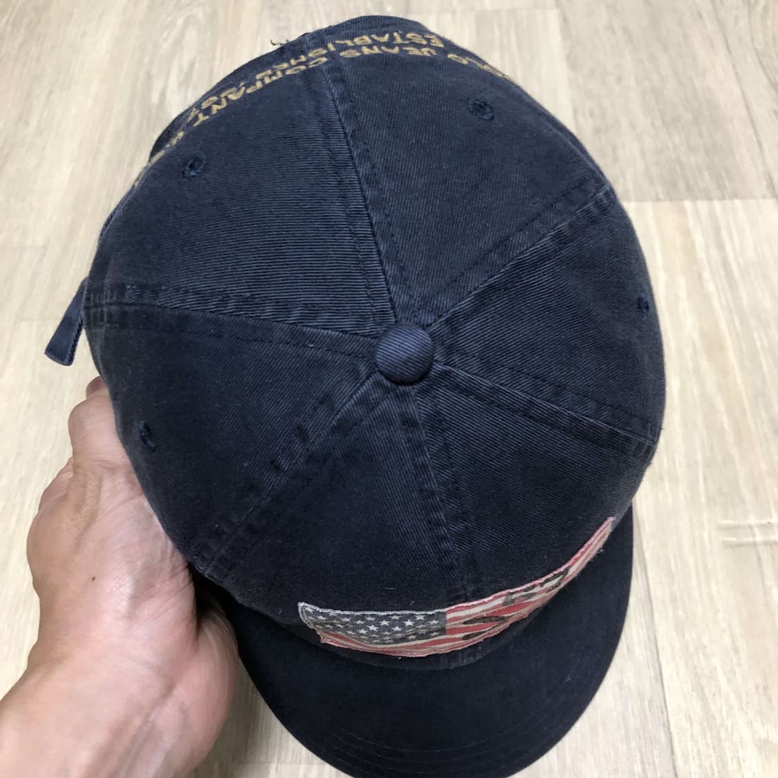 (ONE SIZE) 폴로 랄프로렌 POLO 폴로진스 성조기 볼캡 네이비 상품이미지3