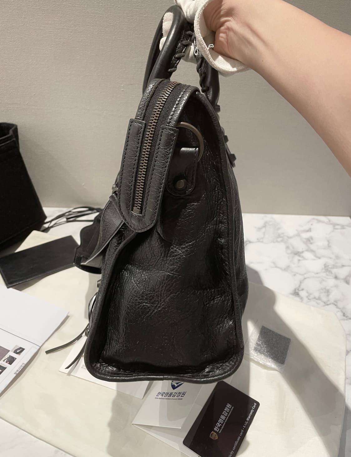 정품 발렌시아가 모터백 미디움 상품이미지6