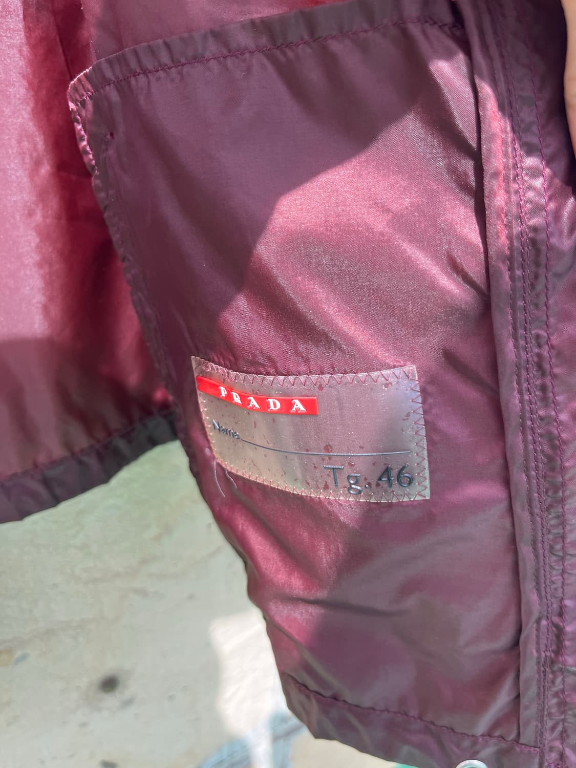 프라다 스포츠 나일론 집업 자켓 상품이미지8