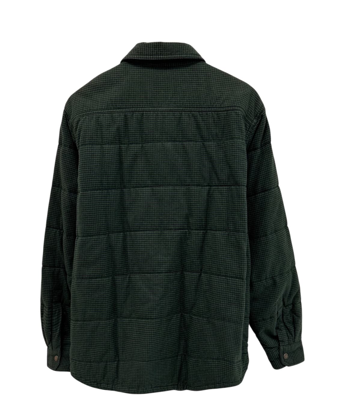 엘엘빈 깅엄체크 누빔자켓 다크그린 (M~L) 상품이미지9