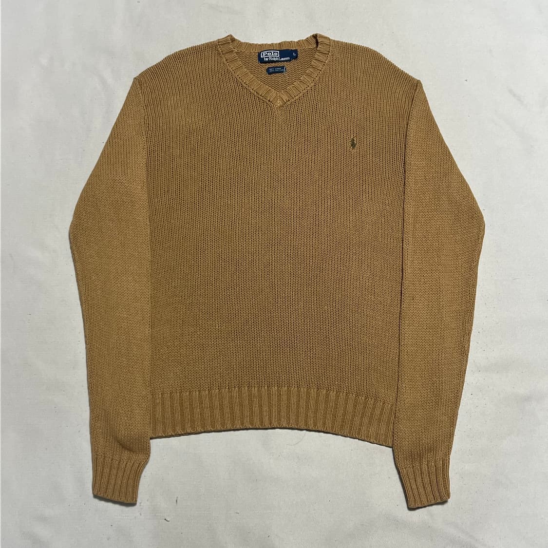 L 폴로랄프로렌 린넨 브이넥 니트 상품이미지2