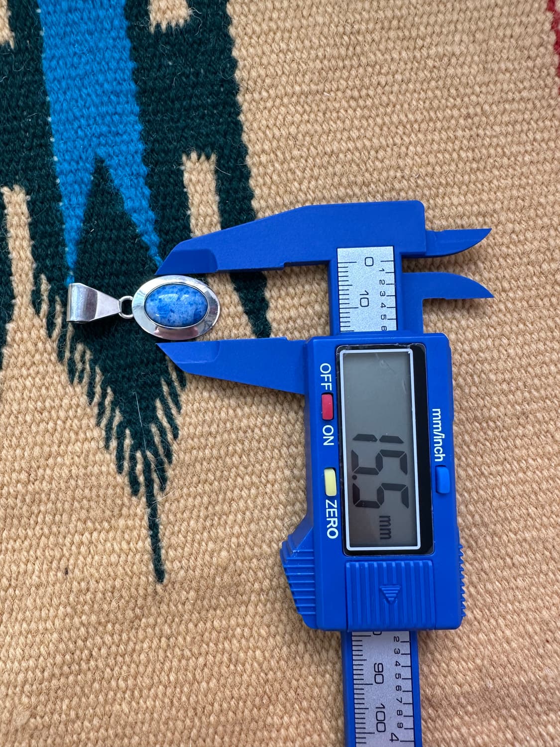 네이티브아메리칸 인디언주얼리 나바호 Ella Peter 라피즈 펜던트 상품이미지8