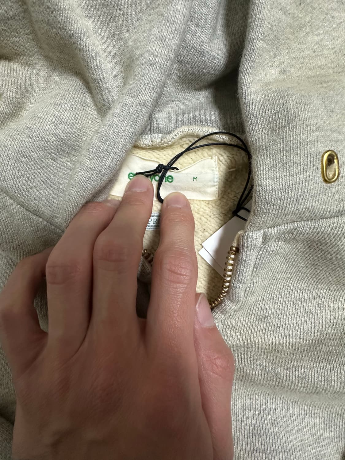 아프레쎄 에브리원 콜라보 후드집업 그레이 2sz 상품이미지3