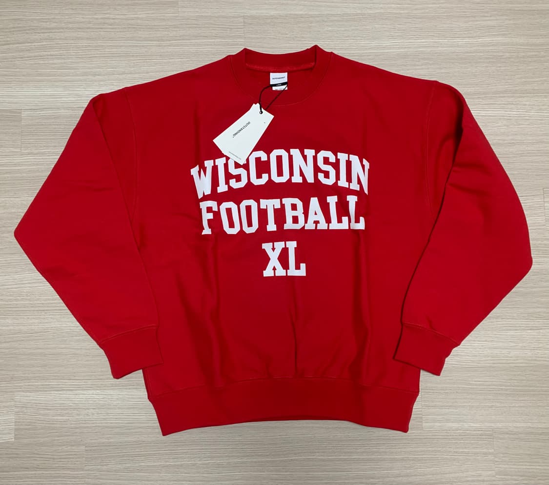 아웃스탠딩 V.S.C 위스콘신 스웻셔츠 맨투맨 L 새상품 상품이미지6