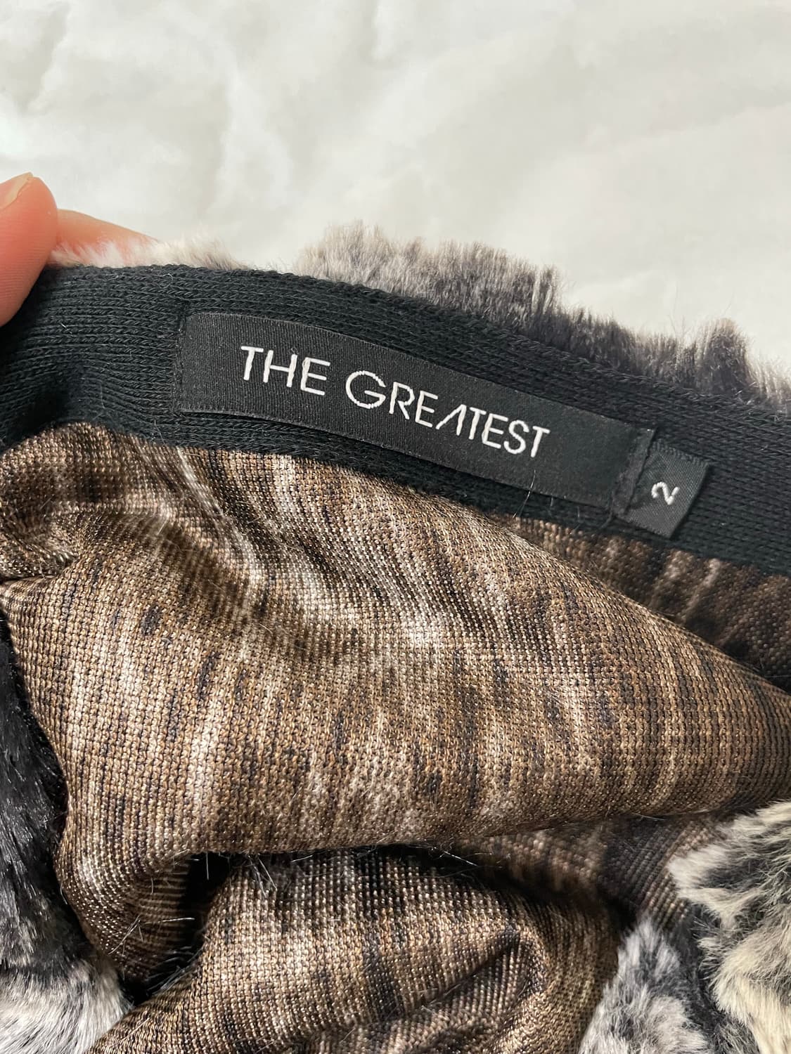 THE GREATEST 퍼 가디건 상품이미지5