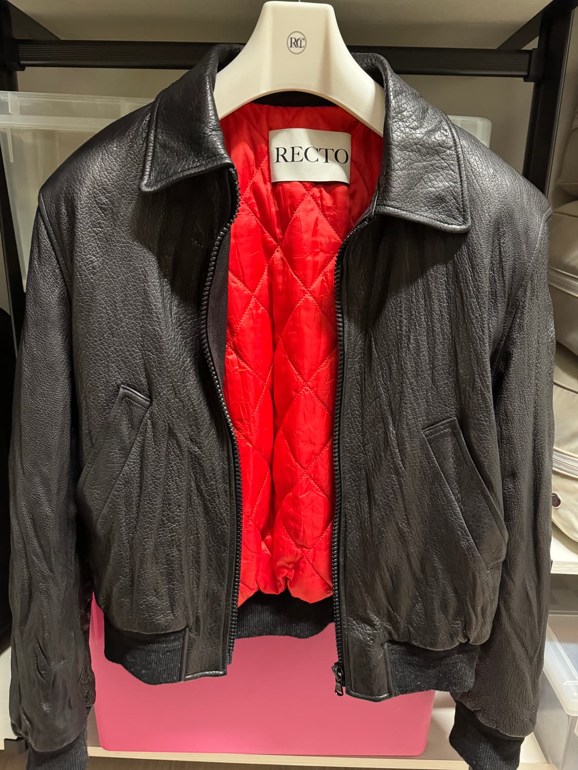 S)렉토 벤 크링클 레더 자켓 상품이미지2