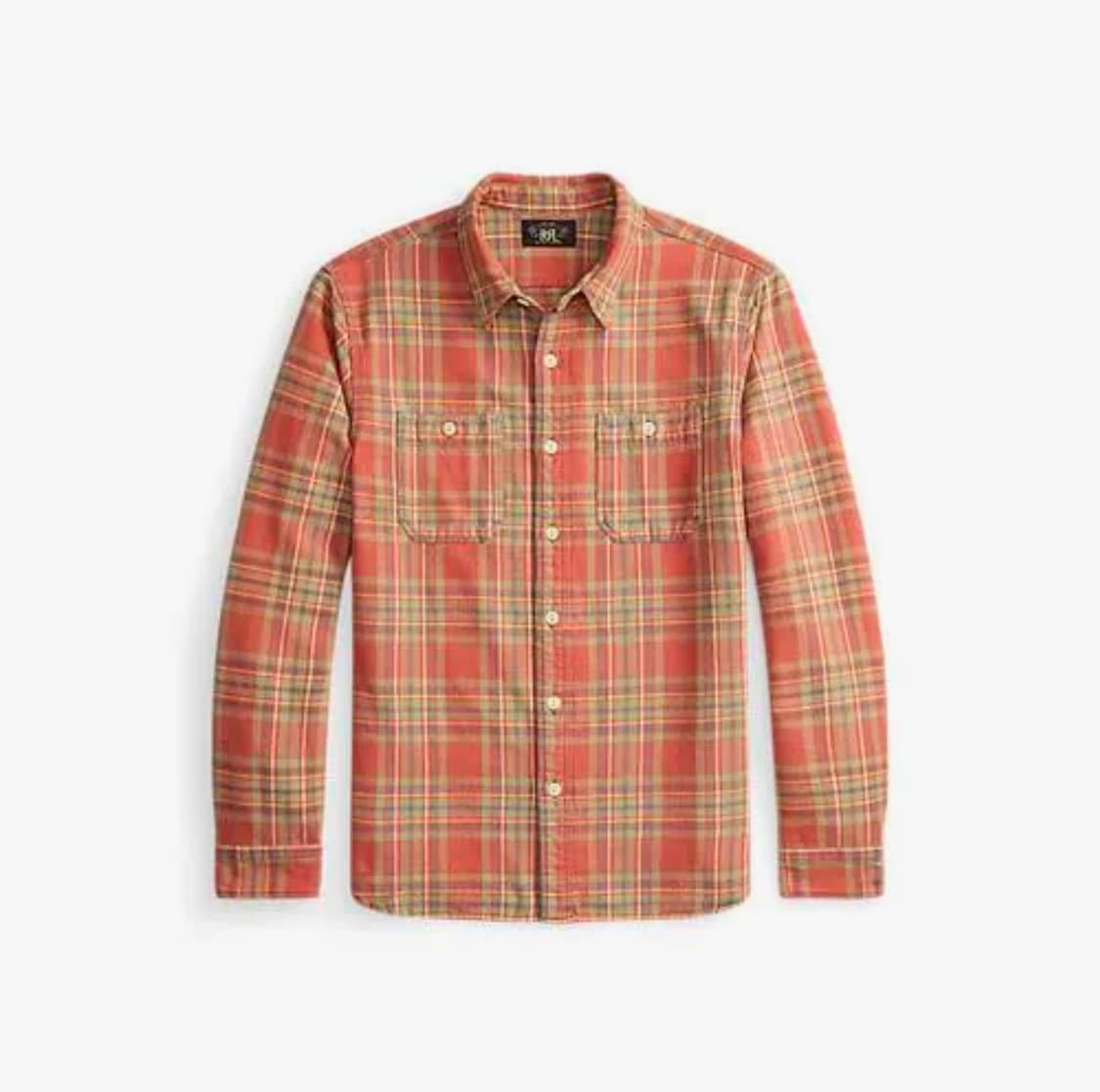 RRL 플래드 트윌 워크셔츠 상품이미지1