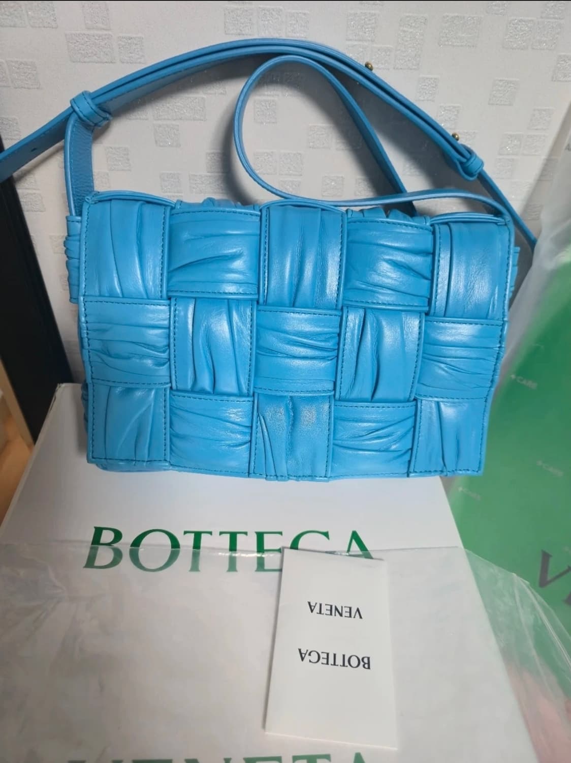 보테가베네타 정품 인트레치아토 폴라드 카세트백(새상품급) 상품이미지1