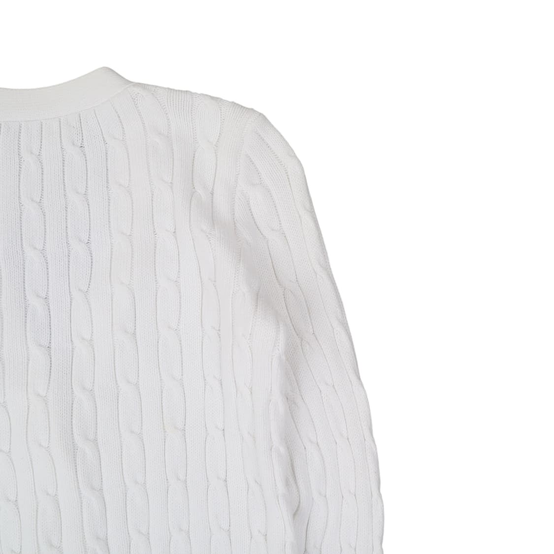 폴로 랄프로렌 화이트 케이블 니트 가디건 상품이미지6