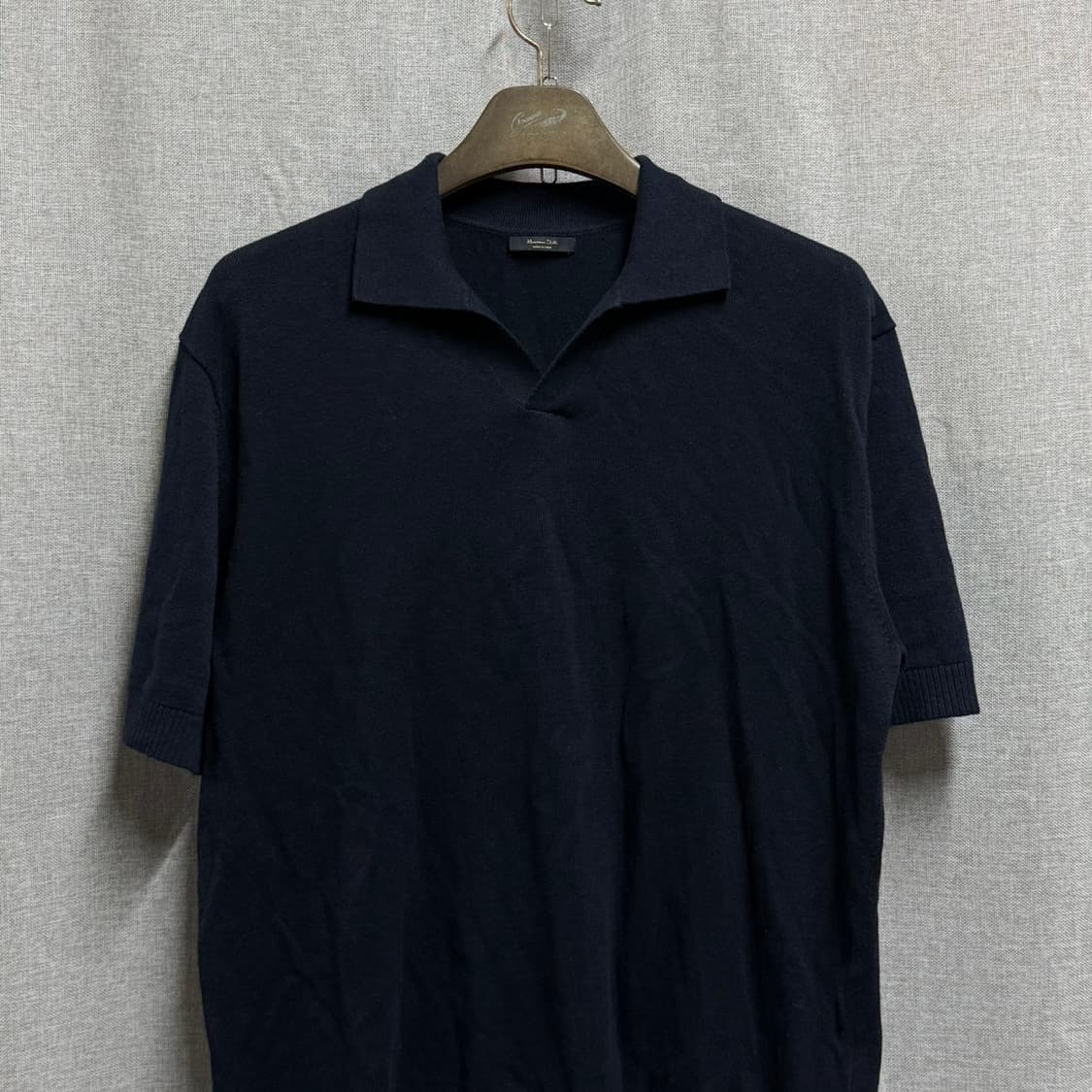 [XL] Massimo Dutti 니트 반팔 폴로 셔츠 상품이미지2