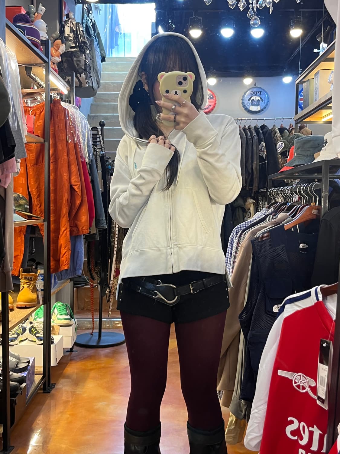 Mint Logo Point Polo Hooded Zip-Up  상품이미지3