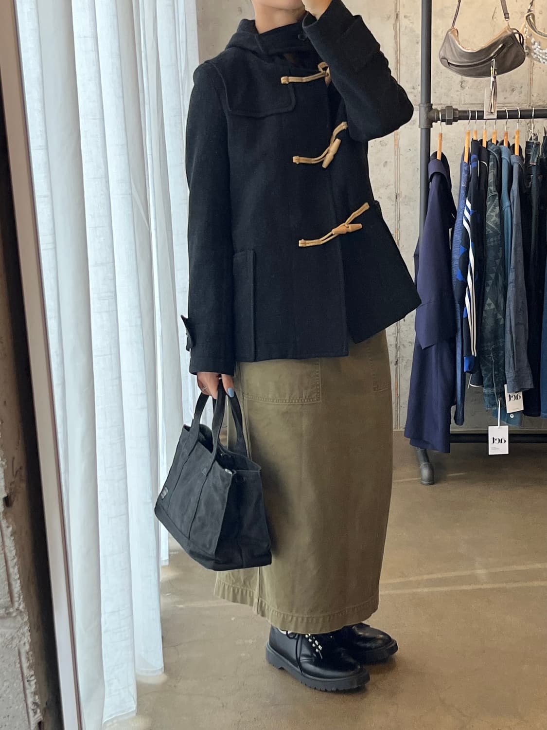 ZUCCA 더플 코트 그레이 상품이미지5